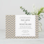 結婚式招待状|シェブロン 招待状 (スタンド正面)