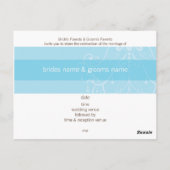 結婚式招待状:：シャンデリア ポストカード (裏面)