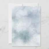 結婚式招待状 |シルバーブルー冬のワンダーランド 招待状 (裏面)