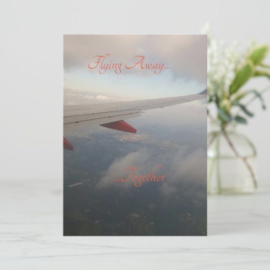 結婚式招待状 セーブザデート (スタンド正面)