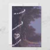 結婚式招待状 | ツリーライト 招待状 (裏面)