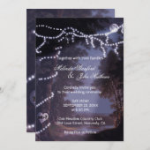 結婚式招待状 | ツリーライト 招待状 (正面/裏面)