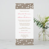 結婚式招待状-ドオーガニックットと線 招待状 (スタンド正面)