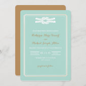 結婚式招待状 | ノットビーチグ結婚ラムズ 招待状 (正面/裏面)