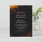 結婚式招待状-ハロウィーンゴシエレガントック 招待状 (スタンド正面)