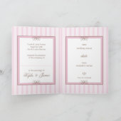 結婚式招待状::パリストライプー 招待状 (内部)