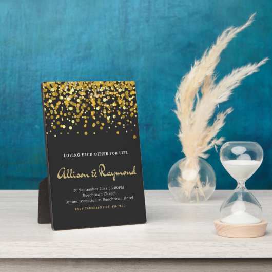 結婚式招待状 フォトプラーク (側面)