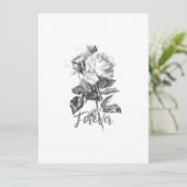 結婚式招待状 フラットカード (スタンド正面)