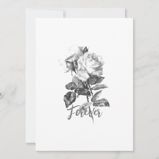 結婚式招待状 フラットカード (正面)