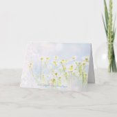 結婚式招待状　フラワーガール　ピンクのゲルベラカード 招待状 (裏面)