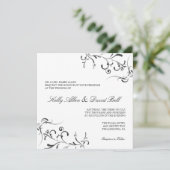 結婚式招待状|フローラグレースII|wblk 招待状 (スタンド正面)