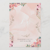 結婚式招待状 プログラム (裏面)