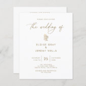 結婚式招待状 |ベラ (正面/裏面)