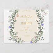 結婚式招待状 ポストカード (正面)