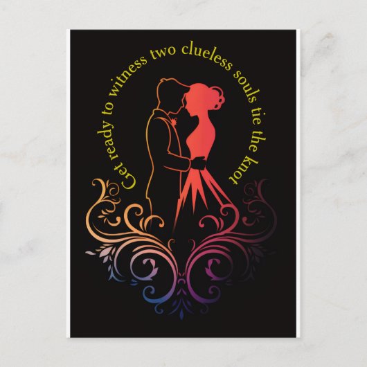 結婚式招待状 ポストカード (正面)