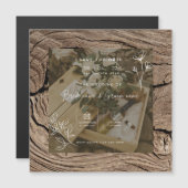 結婚式招待状 マグネット招待状 (正面/裏面)