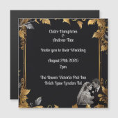 結婚式招待状 マグネット招待状 (正面/裏面)