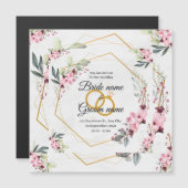 結婚式招待状 マグネット招待状 (正面/裏面)