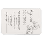 結婚式招待状 マグネット (横)