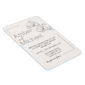 結婚式招待状 マグネット (右側)