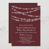 結婚式招待状 – マルサラトゥインクルライト 招待状 (正面/裏面)