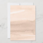 結婚式招待状 | モダンエレガント赤面フローラ 招待状 (裏面)