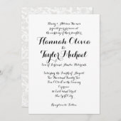 結婚式招待状*モダンクラシック* 招待状 (正面/裏面)