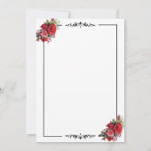 結婚式招待状 | モダン&エレガント 招待状 (裏面)