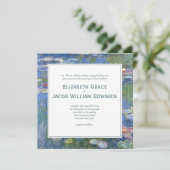 結婚式招待状 // モネの睡蓮 招待状 (スタンド正面)