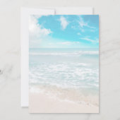 結婚式招待状 |モノグラモダンムビーチ 招待状 (裏面)