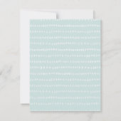 結婚式招待状|ユーカリの庭の水彩 招待状 (裏面)