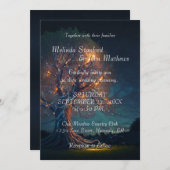 結婚式招待状 | ライトの木 招待状 (正面/裏面)