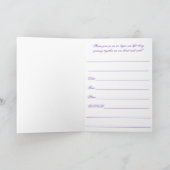 結婚式招待状、レズビアン、挨拶状 招待状 (内部)