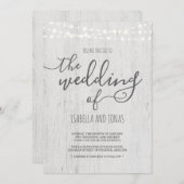 結婚式招待状 | ロマン素朴チック 招待状 (正面/裏面)