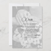 結婚式招待状　写真コラージュ招待状 招待状 (裏面)