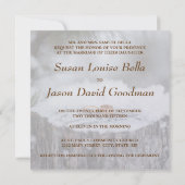 結婚式招待状--冬の結婚式 招待状 (裏面)