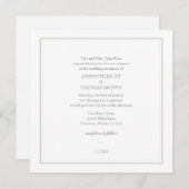 結婚式招待状|単純II|項目 招待状 (正面/裏面)