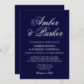 結婚式招待状 |名前 招待状 (正面/裏面)