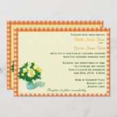 結婚式招待状、国スタイルプレイス 招待状 (正面/裏面)