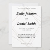 結婚式招待状 – 家族と一緒 招待状 (正面)