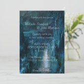 結婚式招待状|山の滝 招待状 (スタンド正面)