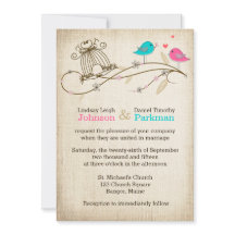 結婚式招待状 |愛お洒落の鳥