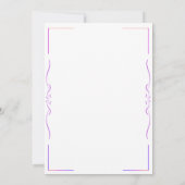 結婚式招待状-招待状の後は幸せに! 招待状 (裏面)