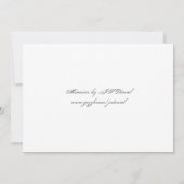 結婚式招待状 招待状 (裏面)