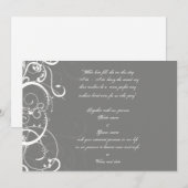 結婚式招待状 招待状 (正面/裏面)