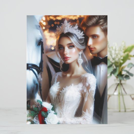 結婚式招待状 招待状 (スタンド正面)