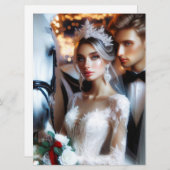 結婚式招待状 招待状 (正面/裏面)