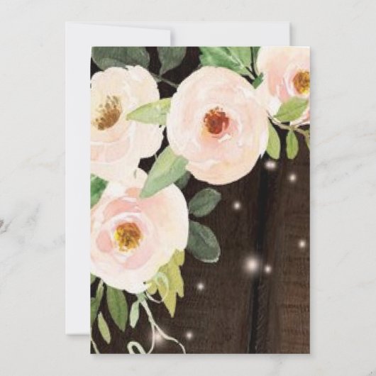 結婚式招待状 招待状 (裏面)