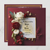 結婚式招待状 招待状 (正面/裏面)