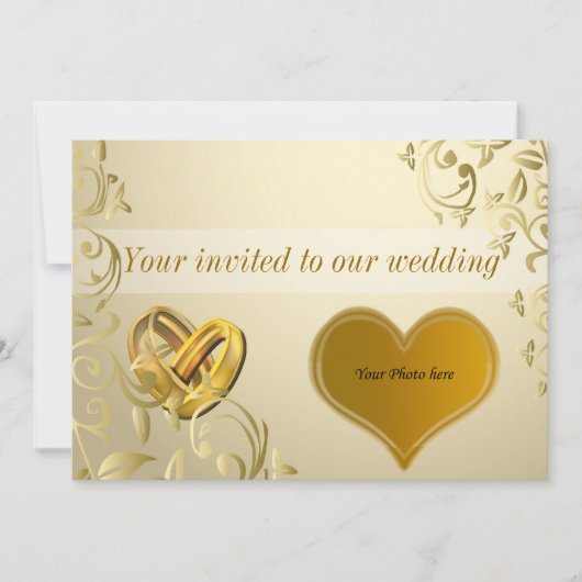 結婚式招待状 招待状 (正面)